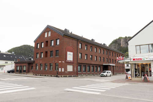 Grand studentboliger ligger midt i Namsos sentrum