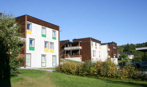 Husbyfaret studentboliger ligger sentralt i Stjørdal.